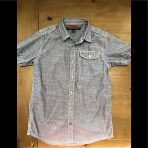 Boys short sleeve button down shirt